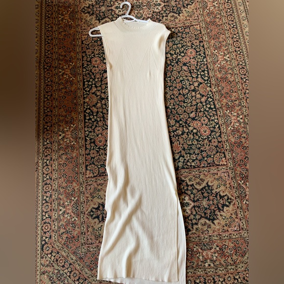 Dynamite Sleeveless Sweater Dress with slit - Picture 3 of 4